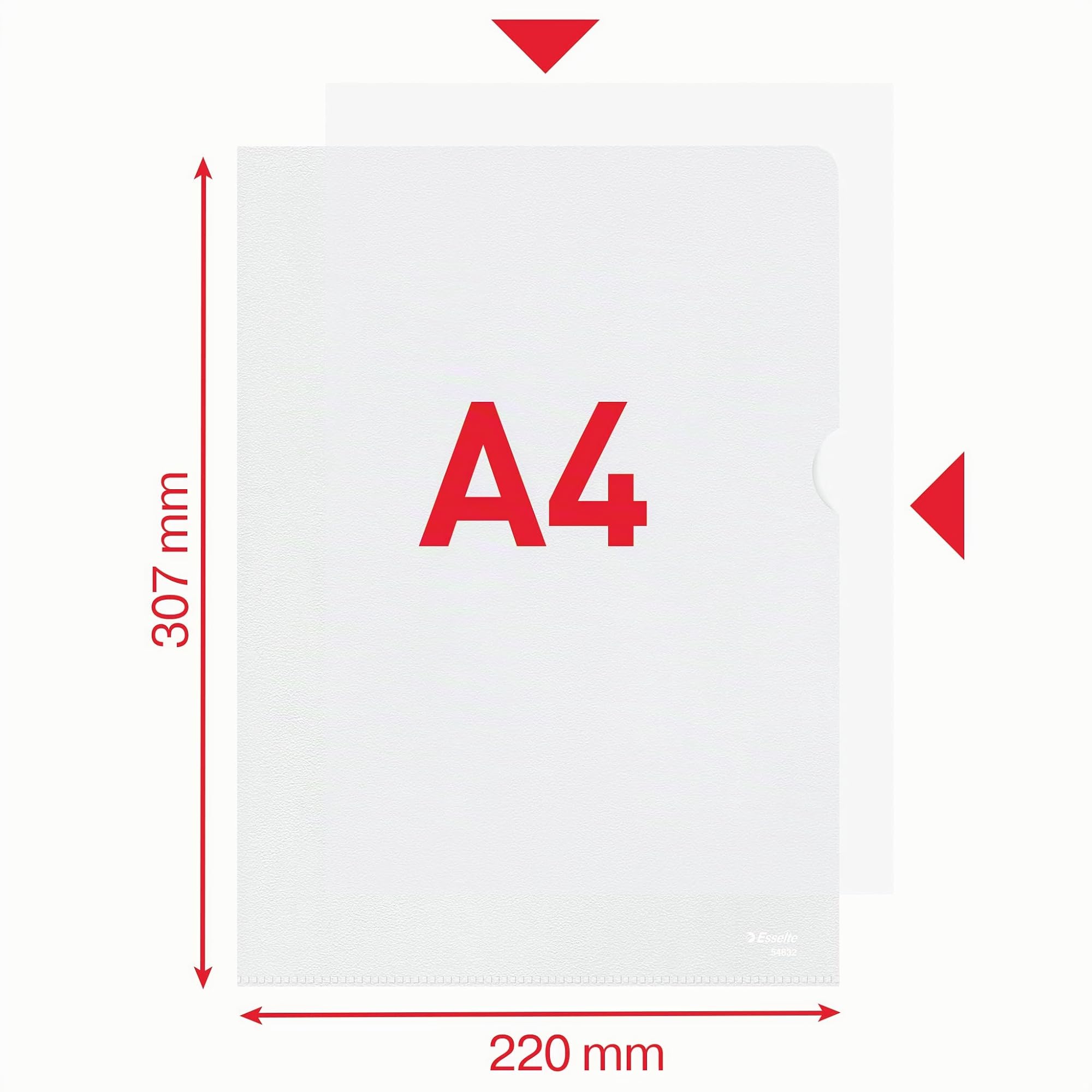 esselte-standard-plus-sichth-llen-set-a4-100-st-ck-farblos-matt-0-115-mm-pp-foli image 5