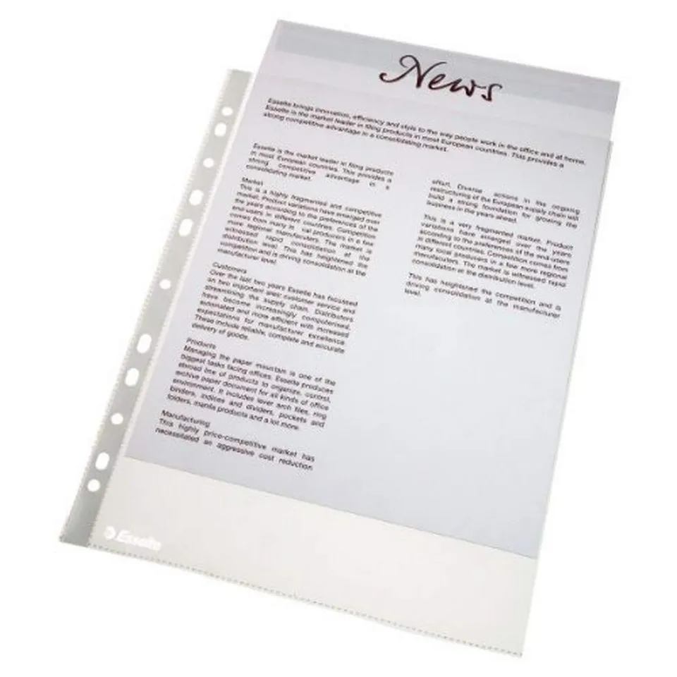 esselte-prospekth-llen-set-a4-matt-10-st-ck-0-043-mm-56094 image 1