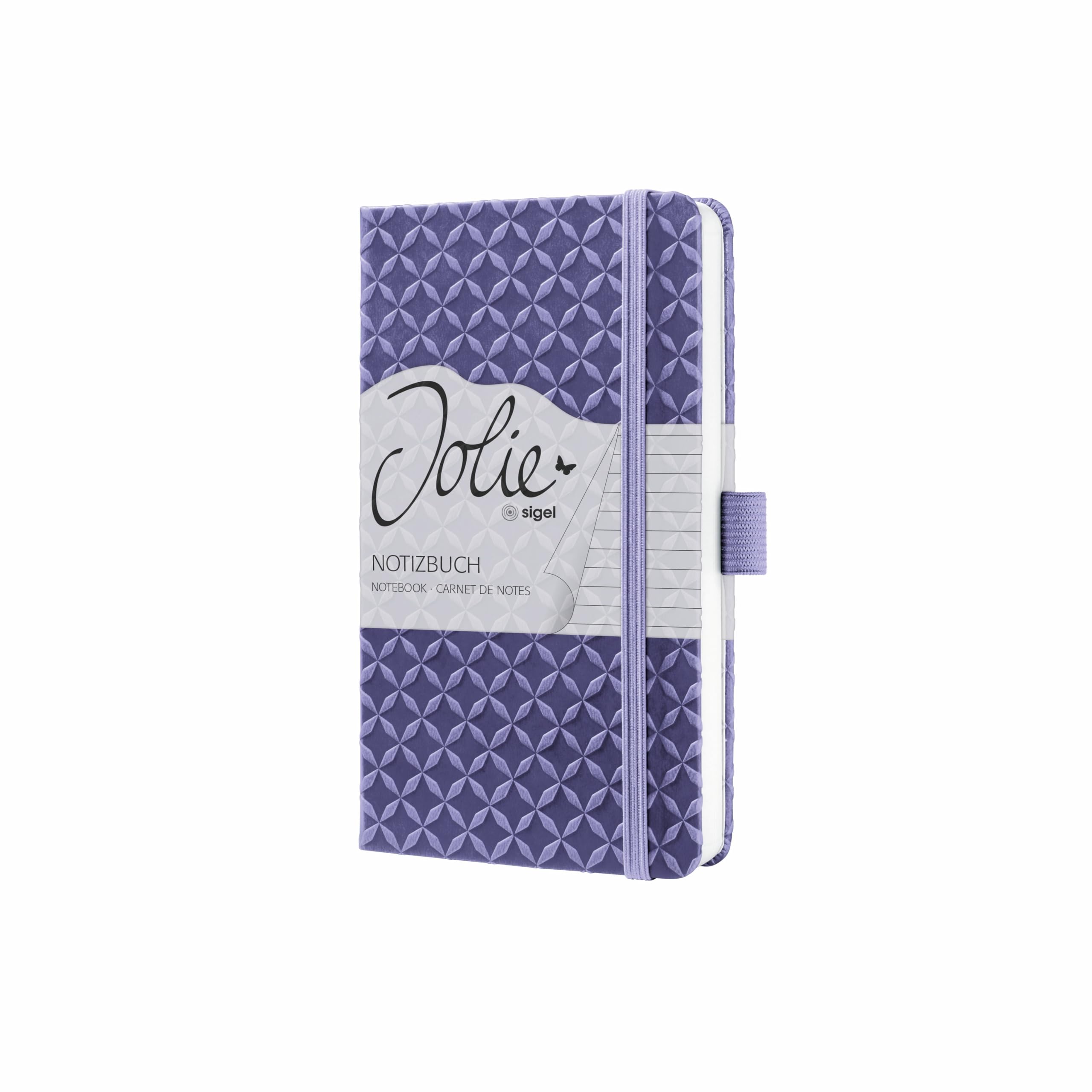sigel-notizbuch-jolie-a6-liniert-tagebuch-lila-hardcover image 6