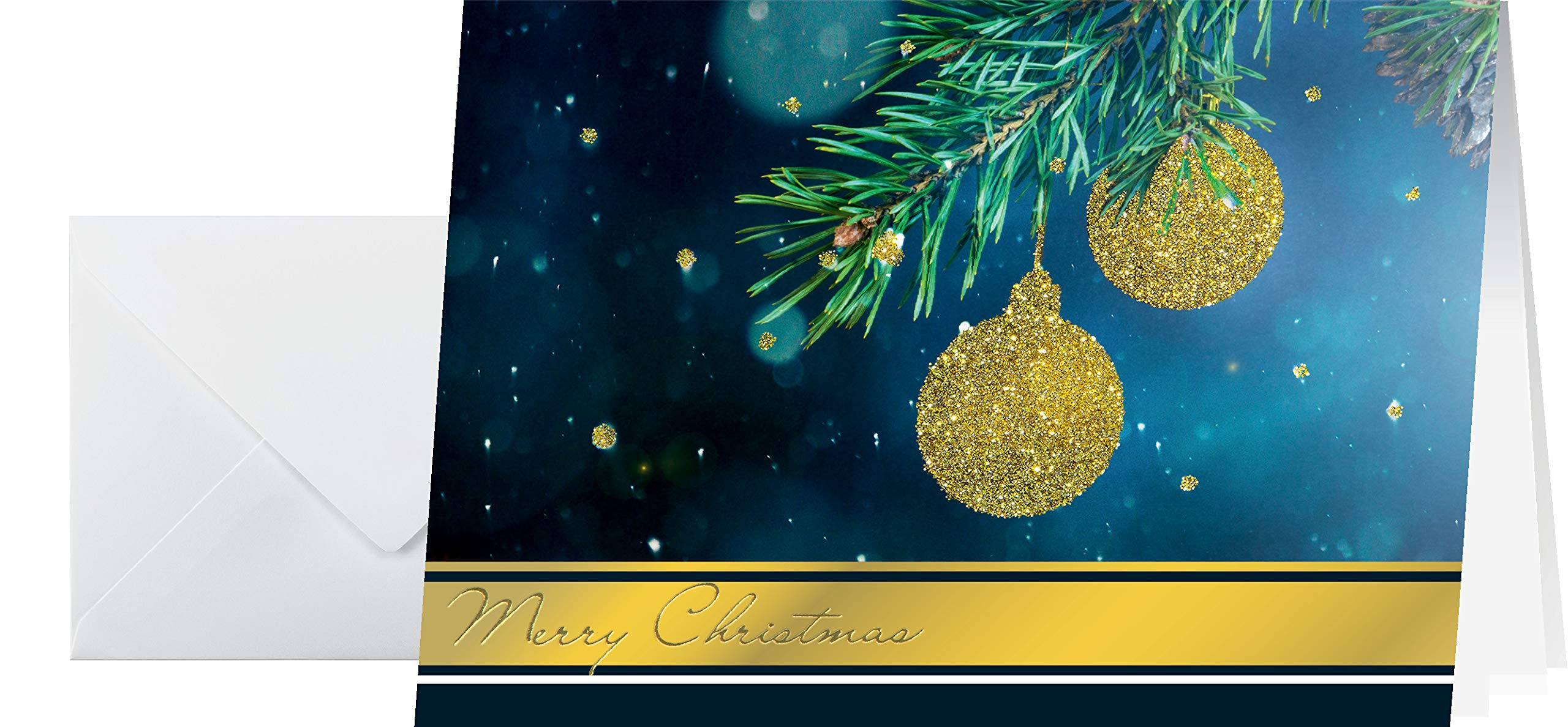sigel-bavarian-christmas-weihnachtskarten-a6-25-klappkarten-mit-umschl-gen-winte image 5