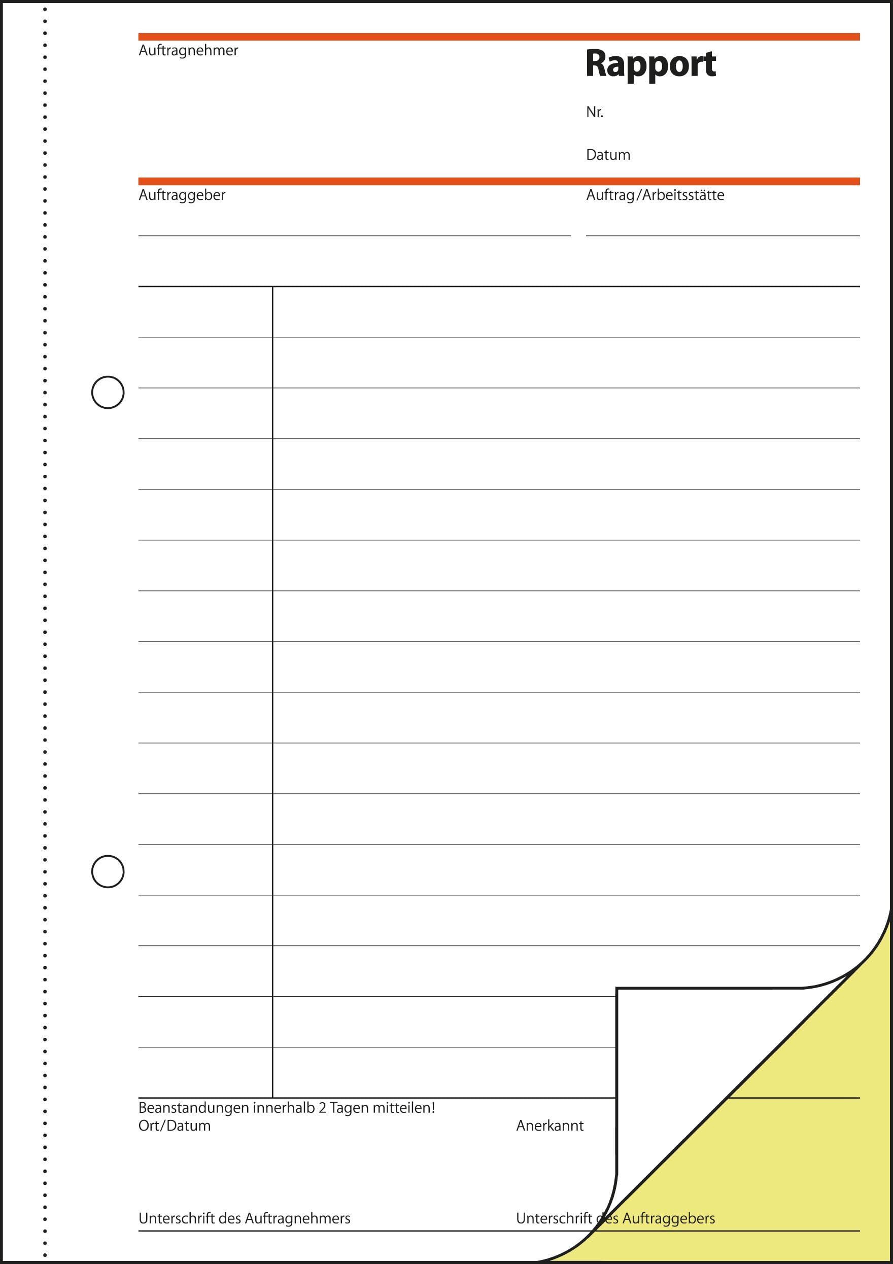 sigel-rapport-a5-selbstdurchschreibend-2x40-blatt image 2
