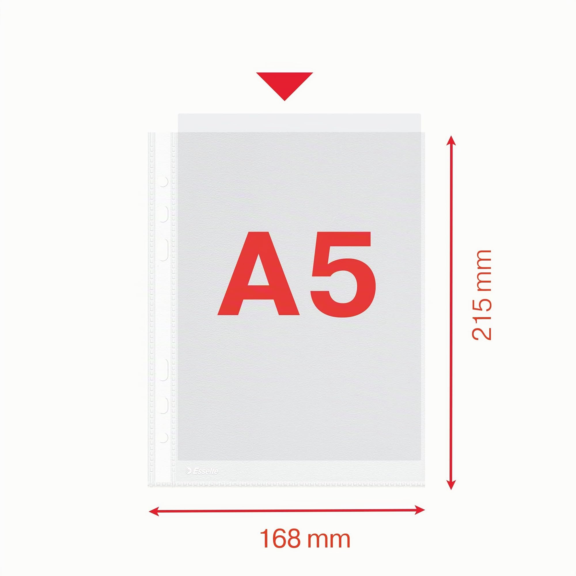 esselte-prospekth-llen-set-a5-100-st-ck-universal-lochung-0-043-mm-pp-folie-farb image 3