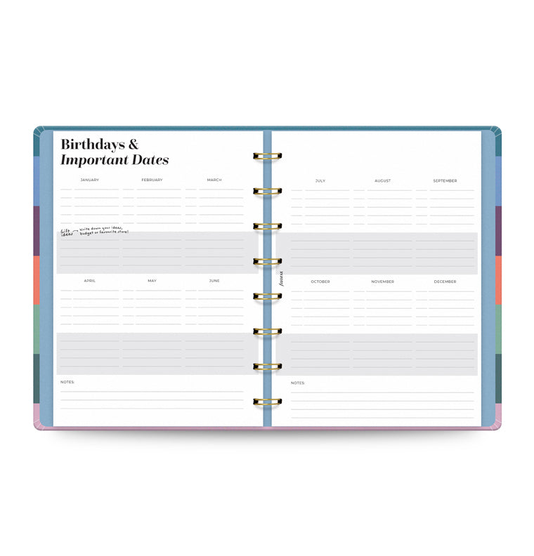 filofax-ultimate-life-companion-planner-a5-colour-stripes-soft-2027 image 3