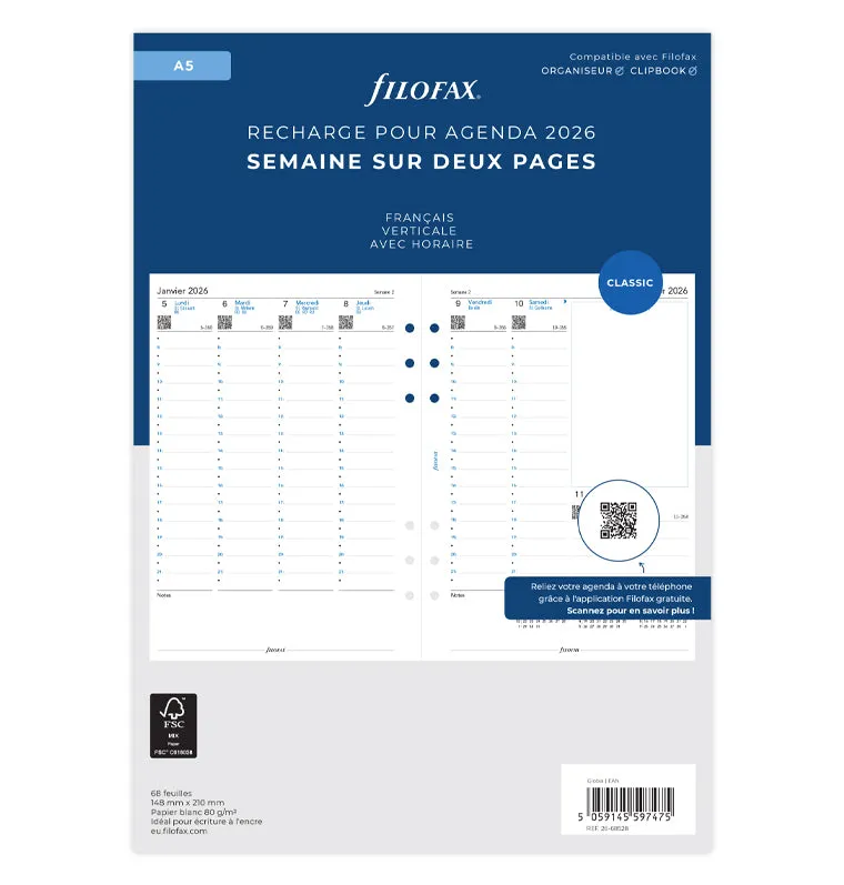 filofax-the-original-kalendereinlage-2026-a5-1-woche-2-seiten-franz-sisch image 1