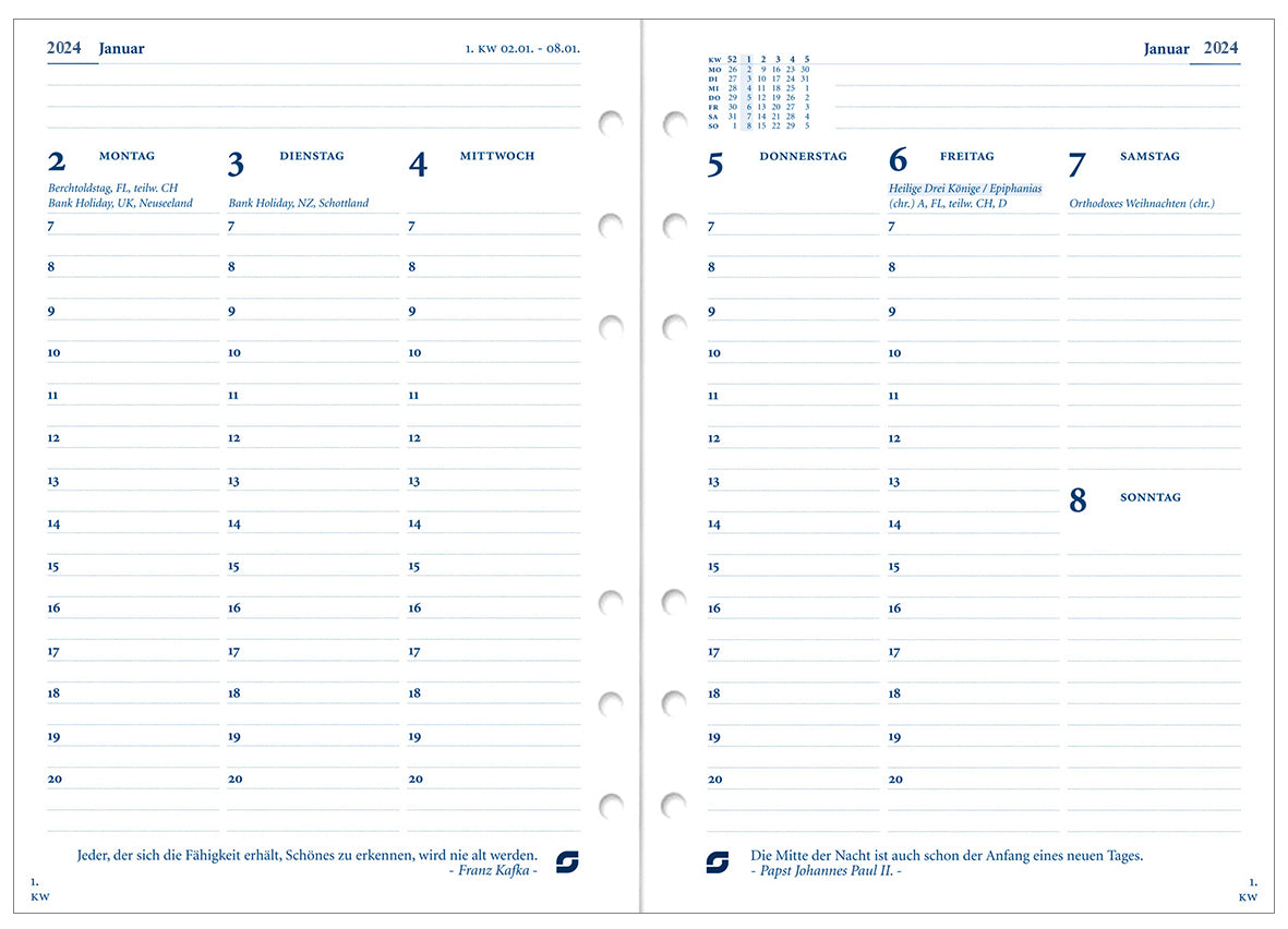 time-system-succes-kalender-senior-7-tage-auf-2-seiten-deutsch-2026 image 2