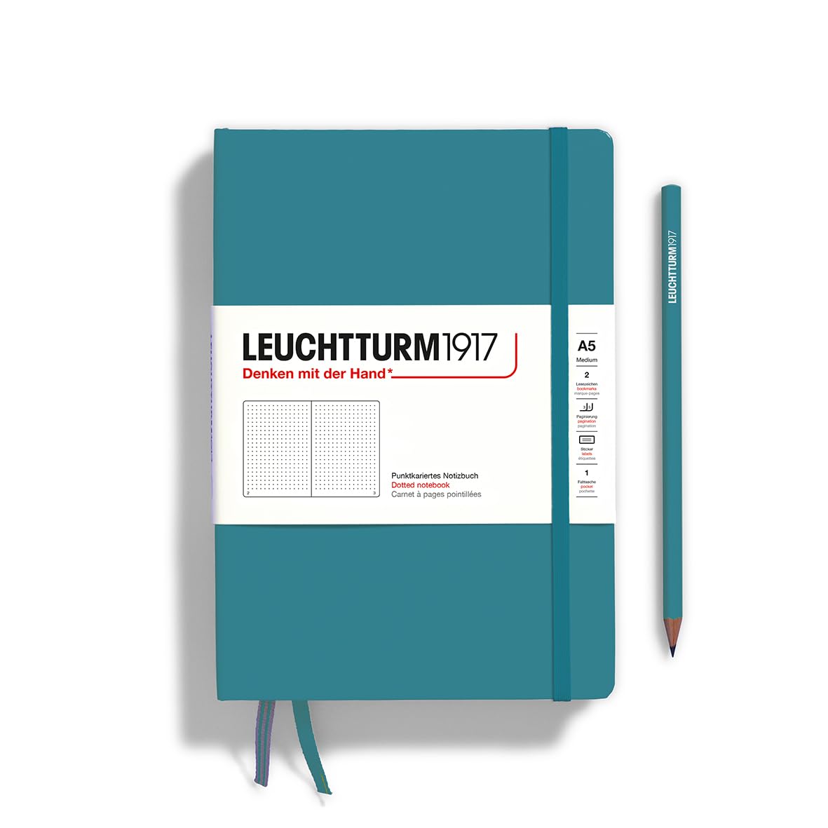 leuchtturm1917-notizbuch-medium-a5-hardcover-dotted-rising-sun-363387 image 8