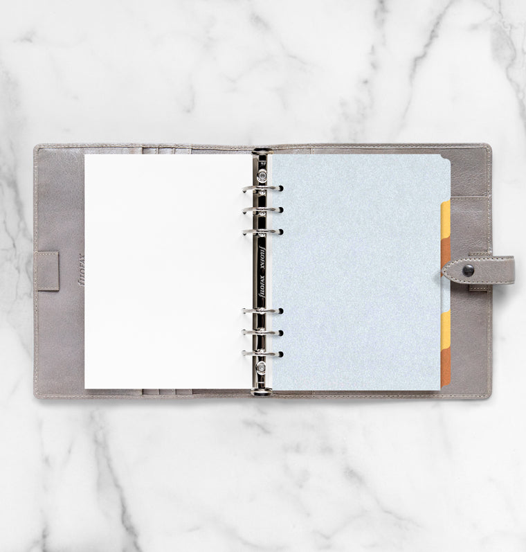 filofax-metallic-trennbl-tter-blanko-6er-a5-ros-gold-gold-silber image 2