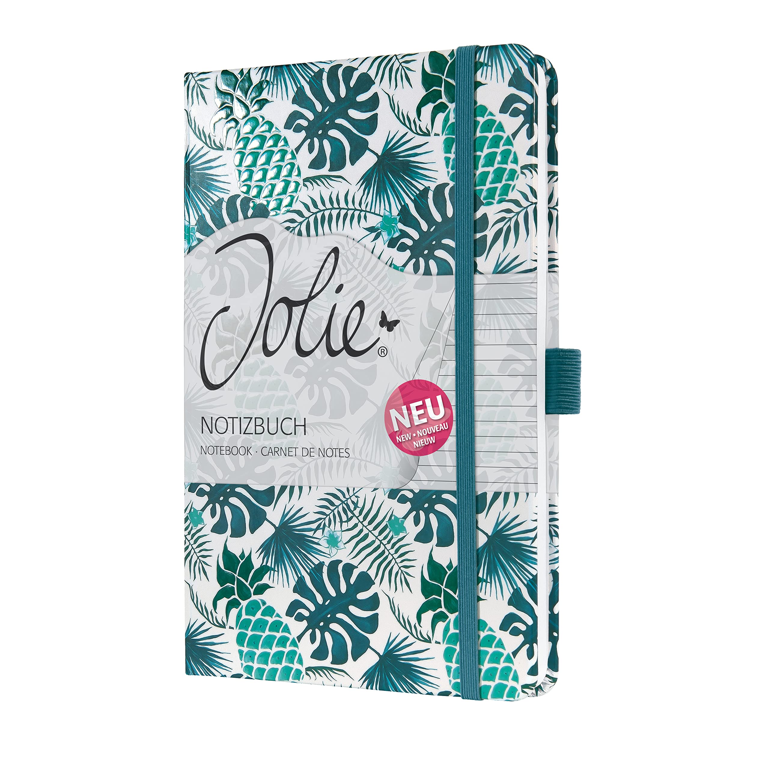 sigel-jolie-notizbuch-jn343-a5-liniert-tropic-aqua-hardcover image 6