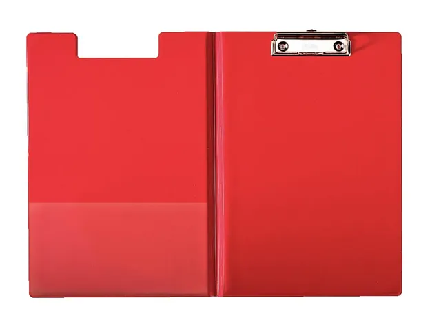 esselte-56043-klemmmappe-a4-pvc-rot-mit-klemmmechanik image 1