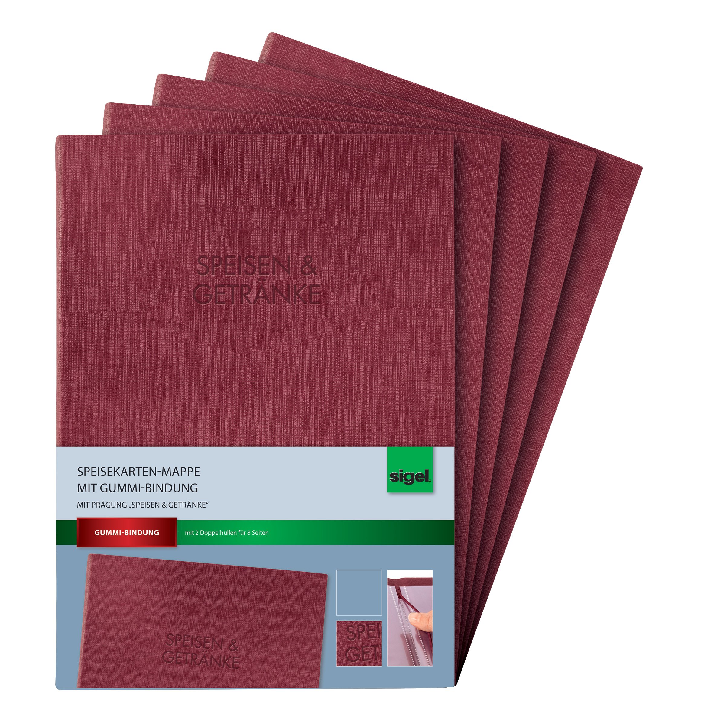 sigel-sm111-5-speisekarten-mappen-a4-mit-gummi-bindung-schwarz-5er-pack image 7