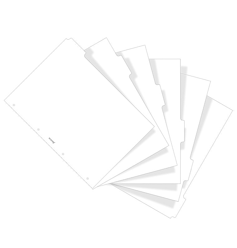 filofax-6er-blanko-trennbl-tter-wei-a4 image 4