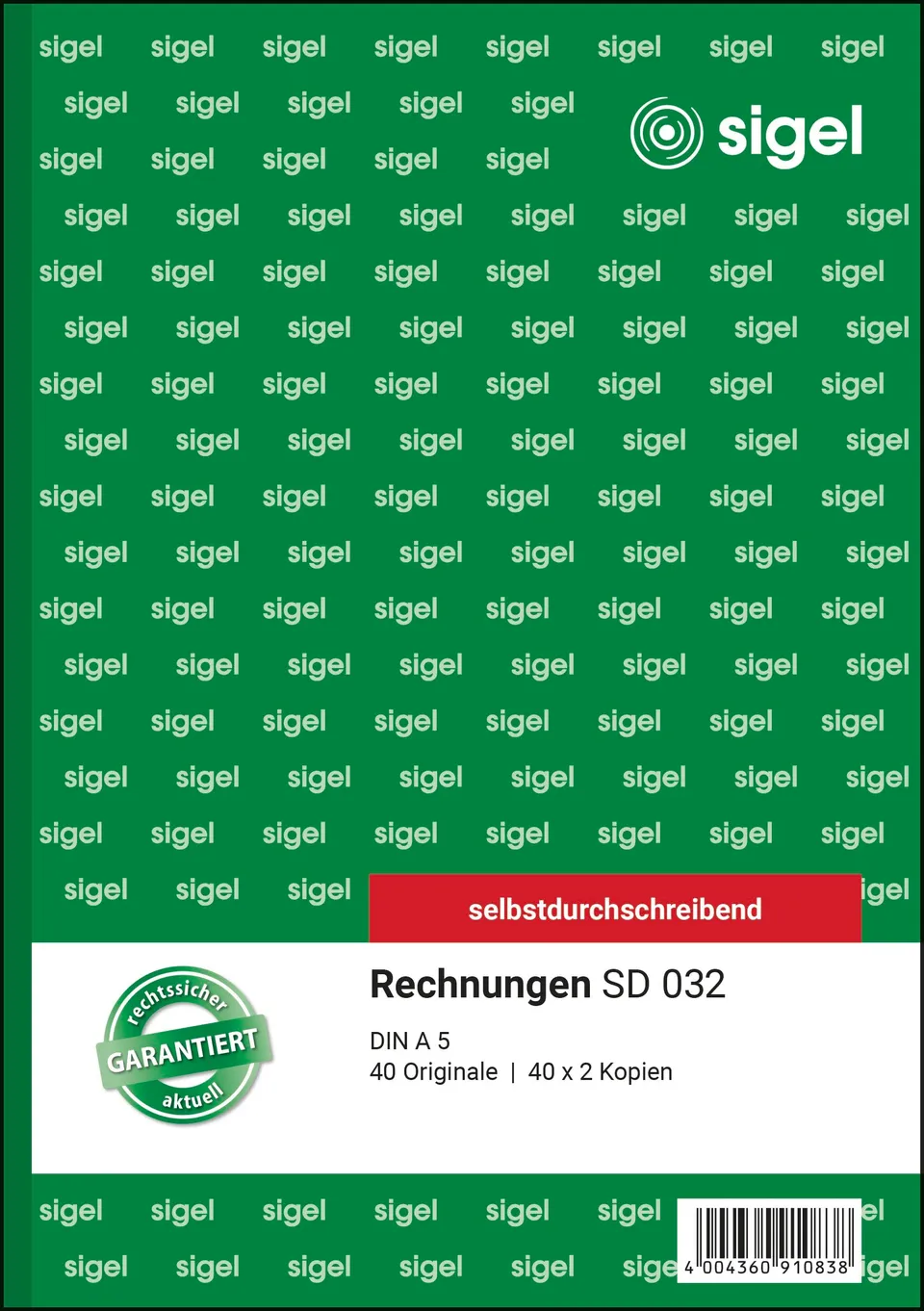 sigel-rechnungsblock-a5-selbstdurchschreibend-3x40-blatt-conceptum image 1